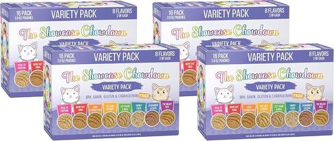 Weruva Slide N 'Service Paté Wet Cat Food، عشاء دجاج Jeopurrdy Licious، كيس 2.8 أونصة (عبوة من 12 قطعة) in Kuwait