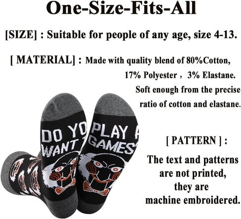 G2TUP Psychological Thriller Socks Killer Movie Fans Gift Do You Want To Play a Game Gory Horror Socks Survival Horror Merch in Kuwait