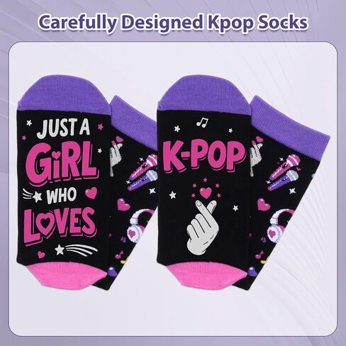 جوارب Kpop هدايا للفتيات عشاق Kpop هدايا الدراما الكورية للنساء K-Drama Fans K-Pop Merch للفتيات المراهقات البالغين K-Pop عيد ميلاد كلية غرفة النوم هدية التخرج الأساسية لأخت صديقتها in Kuwait
