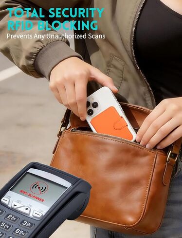Small wallet for women,Magsafe Wallet for iphone,Credit Card Holder | Magnetic wallet for iPhone 17/16/15/14/13/12 Series,RFID blocking,Holds 6 Cards,ID Window,Cash Slot,Slim wallet,Pocket Fit in Saudi Arabia