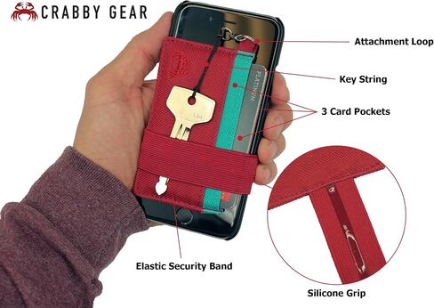 Crabby Wallet - Thin Minimalist Front Pocket Wallet - C3 Canvas Wallet,Kanosh,One Size in Saudi Arabia