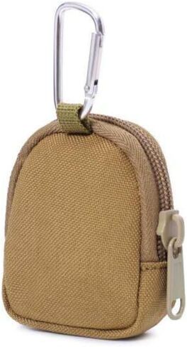 Keychain Pouch for Men Women, Mini Multi-Purpose Zipper Pouch with Ring, Small Pocket Bag for Keys Coins Earbuds Pet Snacks in Kuwait