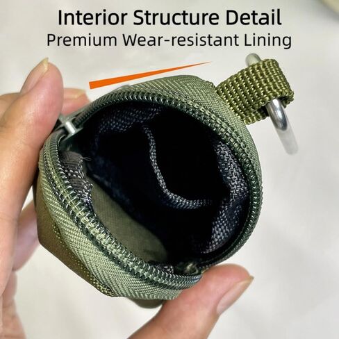 Keychain Pouch for Men Women, Mini Multi-Purpose Zipper Pouch with Ring, Small Pocket Bag for Keys Coins Earbuds Pet Snacks in Kuwait