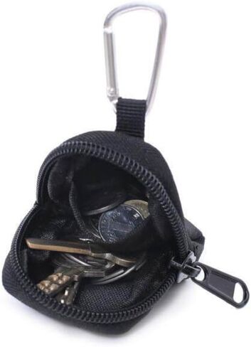 Keychain Pouch for Men Women, Mini Multi-Purpose Zipper Pouch with Ring, Small Pocket Bag for Keys Coins Earbuds Pet Snacks in Kuwait