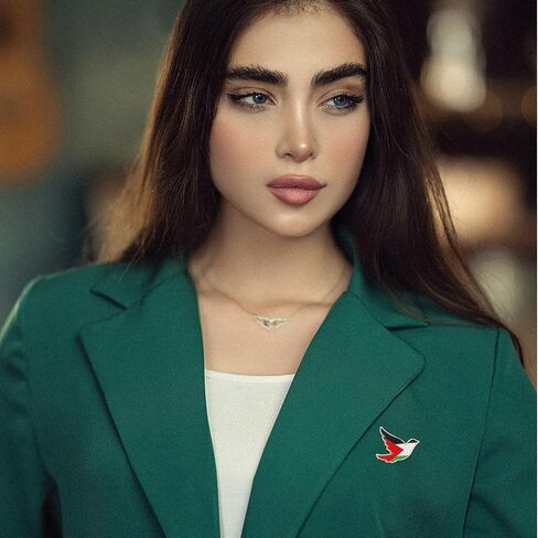 VOSAREA 8pcs Palestine Pin: Palestine Brooch Pin - Delicate Metal Lapel Brooches For Women - Flag Badge For Clothes Bags And Coats in Kuwait