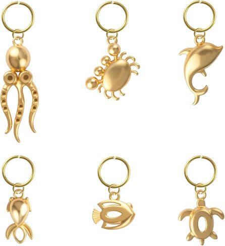 Women's Bikini Jewelry Charms,Gold Stainless Steel Swimwear Accessories Keychain for Women's Swimsuits Waterproof & Tarnish-Proof Summer Beach Party in Saudi Arabia