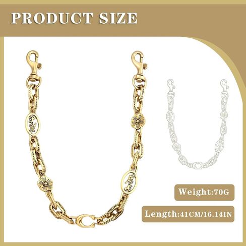 Bag Chain Charm for Handbag，Wallet Chain Keychains，Purse Charms Wallet Chains Bag Extender(Carriage in Saudi Arabia