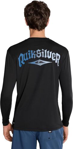 Quiksilver Men's Everyday Graphic Long Sleeve Surf Tee in Kuwait