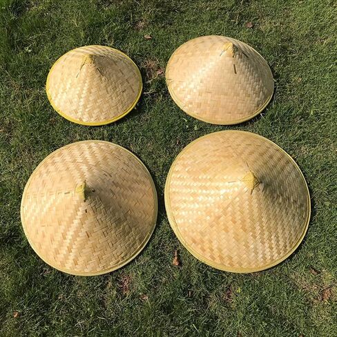 Chinese Hat for Adult Unisex Cosplay NinjaConical Sun Cap Handwoven Fisherman Rice Farmer for Men Women Asian Conical in Saudi Arabia