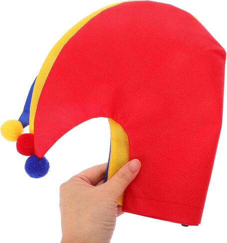 Zerodeko Funny Clown Hat, Clown Hat, Party, Carnival Costume Performance Prop for Women Men in Saudi Arabia