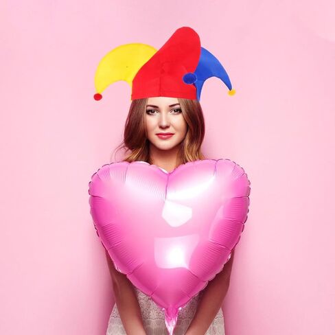 Zerodeko Funny Clown Hat, Clown Hat, Party, Carnival Costume Performance Prop for Women Men in Saudi Arabia
