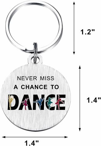 Viayen Dance Recital Gifts for Women Girls, Ballerina Gift for Ballet Dancers Lover Keychain, Dance Competition Stuff in Kuwait