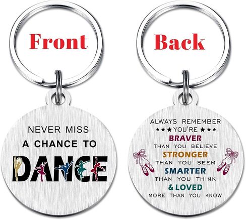 Viayen Dance Recital Gifts for Women Girls, Ballerina Gift for Ballet Dancers Lover Keychain, Dance Competition Stuff in Kuwait