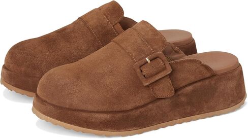 Seychelles Womens Come Together Ii Platform Mule Clogs Casual - Silver in Kuwait