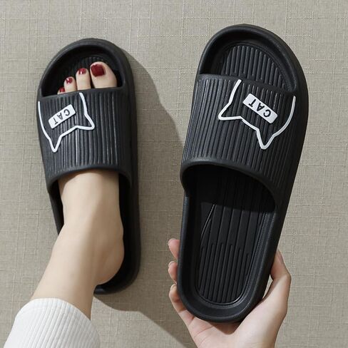 1Pair Unisex Bathing Slippers Ultralight Soft Slides Non-Slip Quick Drying Summer Slippers for Indoor Bathroom Pool Spa in Kuwait