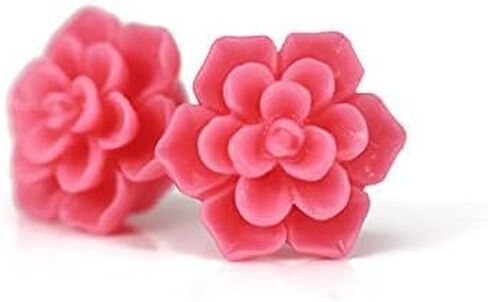 Hypoallergenic Succulent Earrings for Sensitive Ears, Plastic Posts in Kuwait