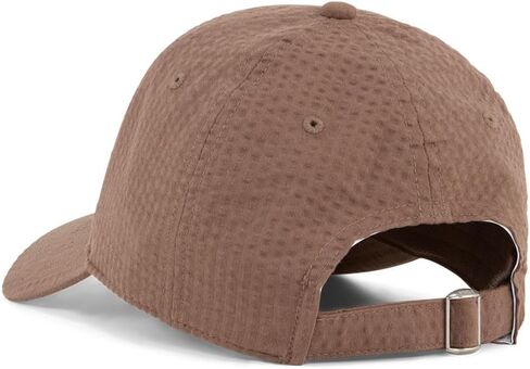 PUMA NEW Golf Women's Seersucker Dad Hat Cap Adjustable - Ice Coffee in Kuwait