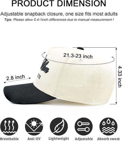 Waldeal Dog Mom Hat, Dog Mom Gifts for Women, Adjustable Two-Tone Embroidered Baseball Cap for Women, Mothers Day Birthday Gifts for Pet Lover Black in Kuwait