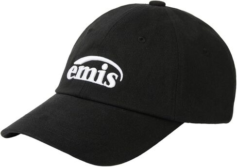 Baseball Cap Logo Adjustable Unisex Casual Streetwear Hat Black in Saudi Arabia