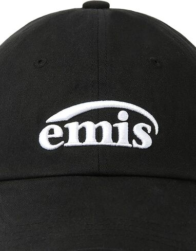 Baseball Cap Logo Adjustable Unisex Casual Streetwear Hat Black in Saudi Arabia