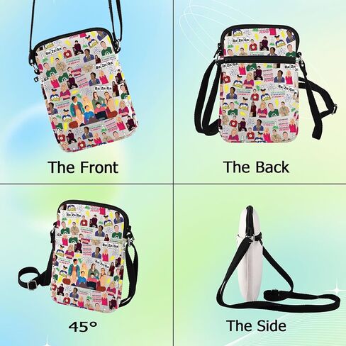 G2TUP Sheldon Cooper Crossbody Bag Penny & Leonard Fans Gift Penny Knock Knock Shoulder Bag Howard & Raj Merch in Kuwait