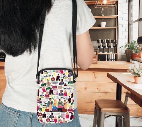 G2TUP Sheldon Cooper Crossbody Bag Penny & Leonard Fans Gift Penny Knock Knock Shoulder Bag Howard & Raj Merch in Kuwait