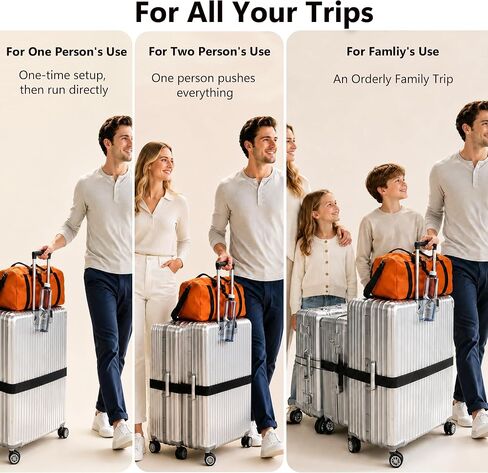 5 PCS Luggage Straps for Suitcases, Connector Straps for 2 Short & 1 Long Adjustable with Elastic Rope for Connecting Suitcases and Bags with Strap Buckle, Bottle Clip, and Storage Bag, Black in Saudi Arabia