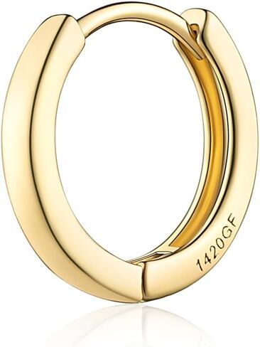 Barcarola 14K Gold Filled Hoop Earrings Set for Women – Lightweight, Waterproof, Tarnish-Resistant Hoop Earring Multipack – Everyday Hypoallergenic Jewelry in Saudi Arabia