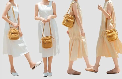 Small Crossbody Bag for Women Shoulder Bag Mini Drawstring Bucket Bag Canvas Tote Handbag Cellphone Bag Purse in Saudi Arabia