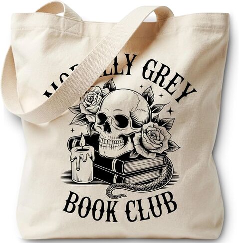 Book Lovers Gifts Canvas Tote Bag Tote Bag for Women Reusable Shoulder Bags for Grocery Beach Work in Saudi Arabia