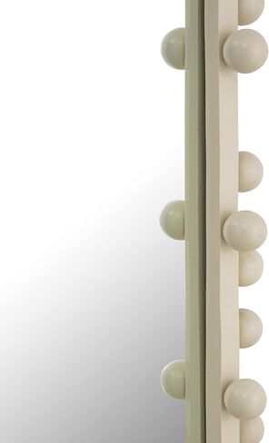 Tov Furniture Bubbles Ivory Cream Metal Frame Oval Wall Mirror in Saudi Arabia
