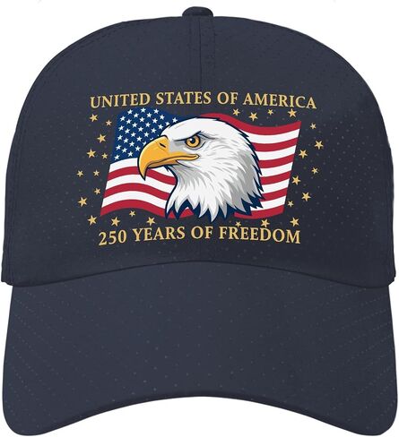 US 250 Anniversary July 4th 1776-2026 Hats for Men Funny Washed Distressed in Kuwait