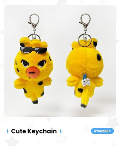 Cute Plush Keychain Soft Stuffed Cartoon Animal Pendant for Women Backpack Tote Purse Charm Decor Accessory in Saudi Arabia