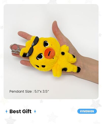 Cute Plush Keychain Soft Stuffed Cartoon Animal Pendant for Women Backpack Tote Purse Charm Decor Accessory in Saudi Arabia