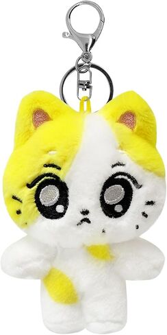 Cute Plush Keychain Soft Stuffed Cartoon Animal Pendant for Women Backpack Tote Purse Charm Decor Accessory in Saudi Arabia