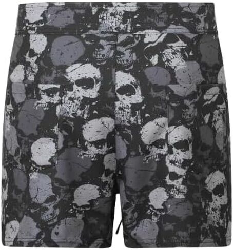 Killstar Sepulture Swim Shorts Skull Mens Drawstring Goth Grunge Punk-XXL Black in Saudi Arabia