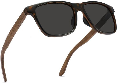 XXL Size Extra Large 156MM Polarized Square Wood Sunglasses Big Wide Heads Men UV400 Wooden Glasses in Saudi Arabia