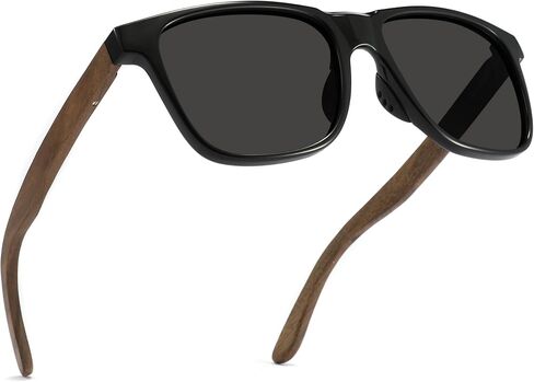 XXL Size Extra Large 156MM Polarized Square Wood Sunglasses Big Wide Heads Men UV400 Wooden Glasses in Saudi Arabia