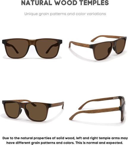 XXL Size Extra Large 156MM Polarized Square Wood Sunglasses Big Wide Heads Men UV400 Wooden Glasses in Saudi Arabia