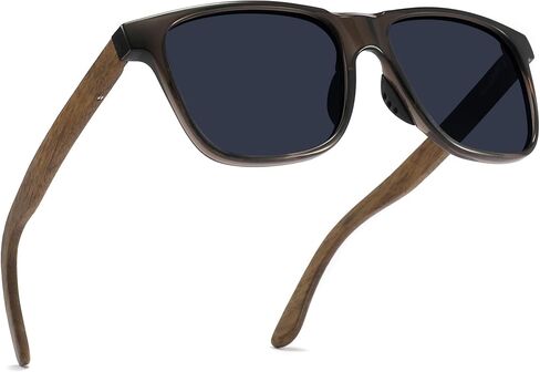 XXL Size Extra Large 156MM Polarized Square Wood Sunglasses Big Wide Heads Men UV400 Wooden Glasses in Saudi Arabia