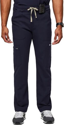 FIGS Cairo Cargo Scrub Pants for Men – Navy Blue, Tall 2XL in Saudi Arabia