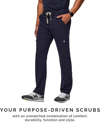FIGS Cairo Cargo Scrub Pants for Men – Navy Blue, Tall 2XL in Saudi Arabia