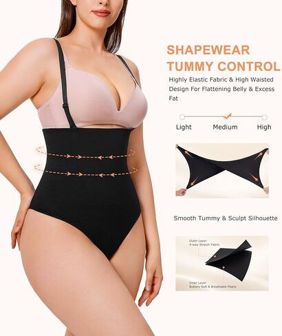 CYDREAM Shapewear Tummy Control Bodysuits for Women Fajas Body Shaper Underwear Compression Stomach Belly Open Bust Bodysuit in Saudi Arabia