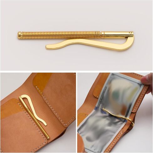 مشابك نقود للرجال من WUTA Spring Money Clip Bar لمحفظة ثنائية الطي in Kuwait