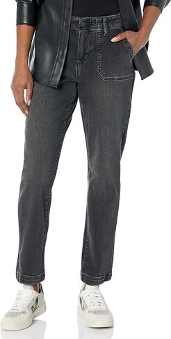PAIGE Women's Mayslie Straight Ankle Jeans in Kuwait