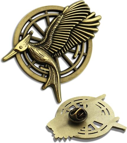 2/10/50 Pack The Hunger Games: Catching Fire Mockingjay Pin Bulk Brooch Badge 1.77" in Fan Collection in Saudi Arabia