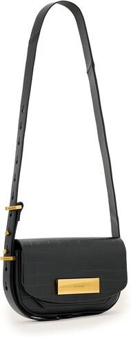 AllSaints Etta Croc Xbody W569XD Black One Size in Saudi Arabia