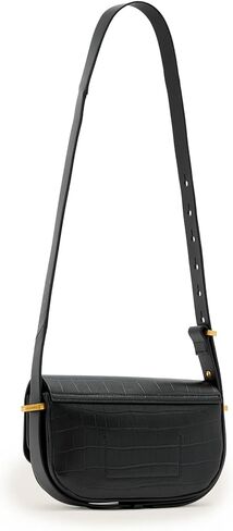 AllSaints Etta Croc Xbody W569XD Black One Size in Saudi Arabia