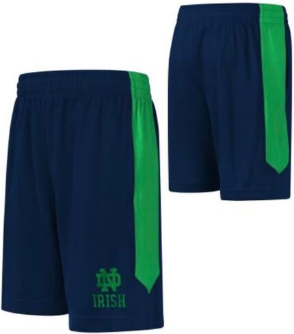 Outerstuff Youth Notre Dame Fighting Irish Navy Blue Boy's Active Fashion Shorts in Kuwait