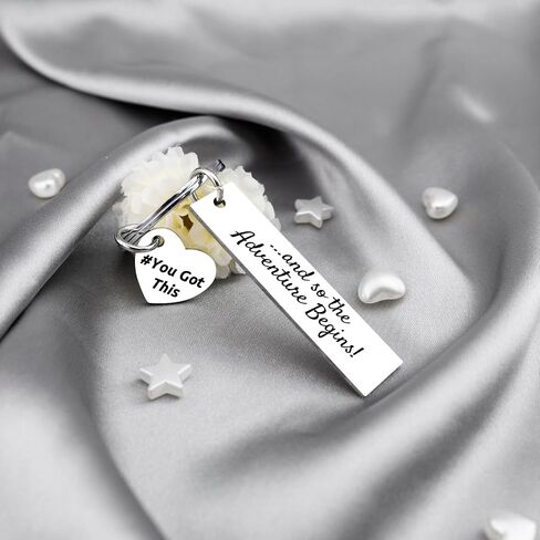 Congratulations Gifts for Women Men Promotion Gifts Congratulation Keychain New Beginning Gift for Friends Coworkers Farewell Going Away New Job Retirement Gift for Woman Congratulations Keyring in Saudi Arabia